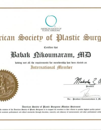 certificate ASPS